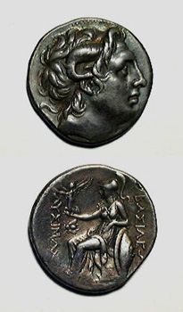 古代ローマ帝国　リシマコス朝　マグネシア 旧貨幣/金貨/銀貨/記念硬貨 は自分にプチご褒美を